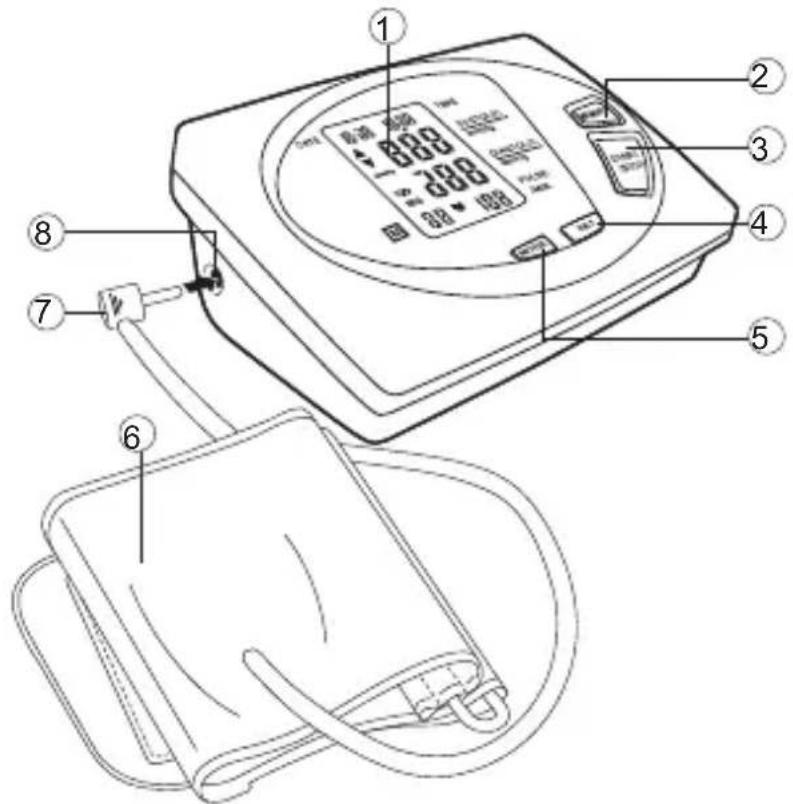 TOPCOM BPM ARM 6331 - Knoppen - 1