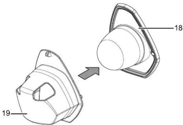 TROTEC VC 10 E - Assemblage du filtré à poussières et du bac collecteur - 1