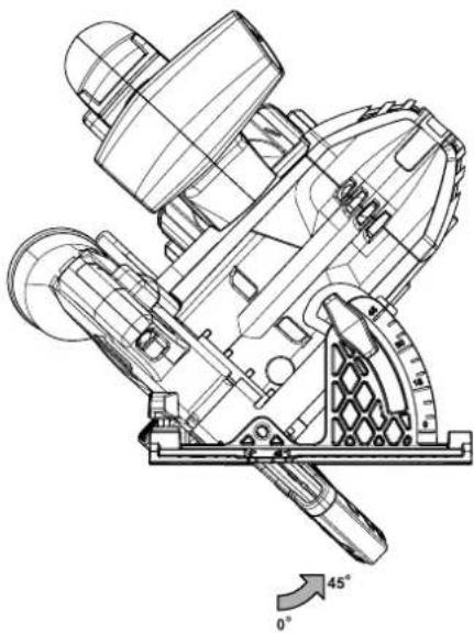 TROTEC PCSS 1020V - Réglage de l'angle de coupe - 1