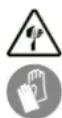 TROTEC PCSS 1020V - Avertissement relatif aux blessures des mains - 1
