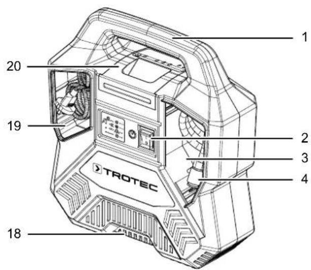 TROTEC PCPS 101100 - Description de l'appareil - 1