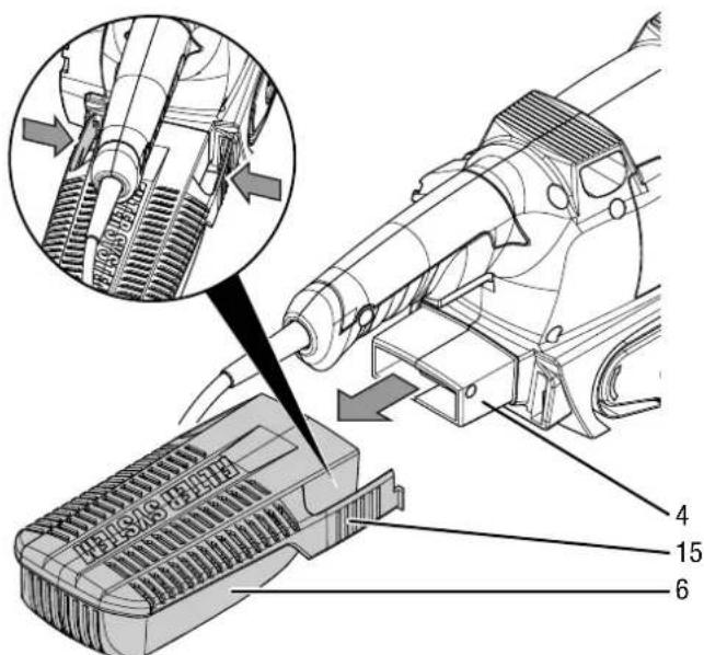 TROTEC PBSS 10600 - Vider/nettoyer le boitier de recupération de poussière - 1