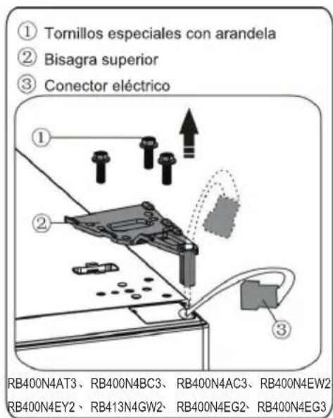HISENSE RB400N4FC2 - Invertir la puerta - 5