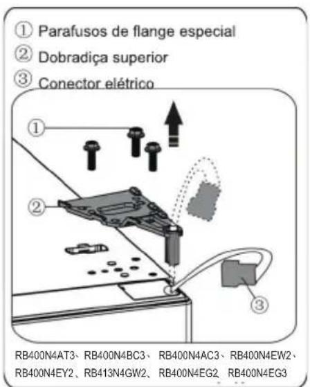 HISENSE RB400N4FC2 - Inversão da porta - 9