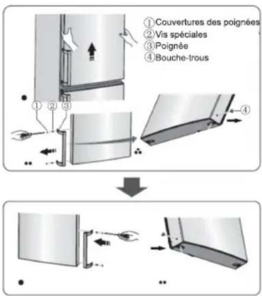 HISENSE RB400N4FC2 - Inversion de la porte - 25
