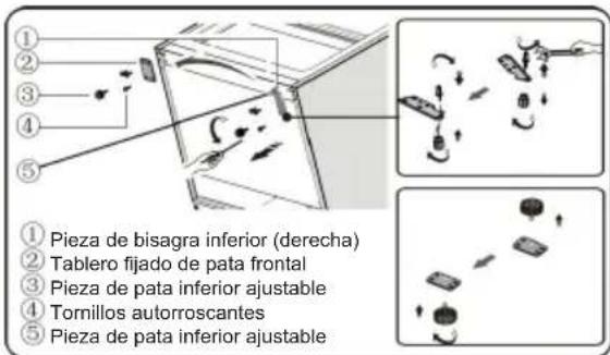HISENSE RB400N4FC2 - Invertir la puerta - 14