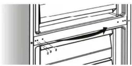 HISENSE RB400N4FC2 - Invertir la puerta - 13