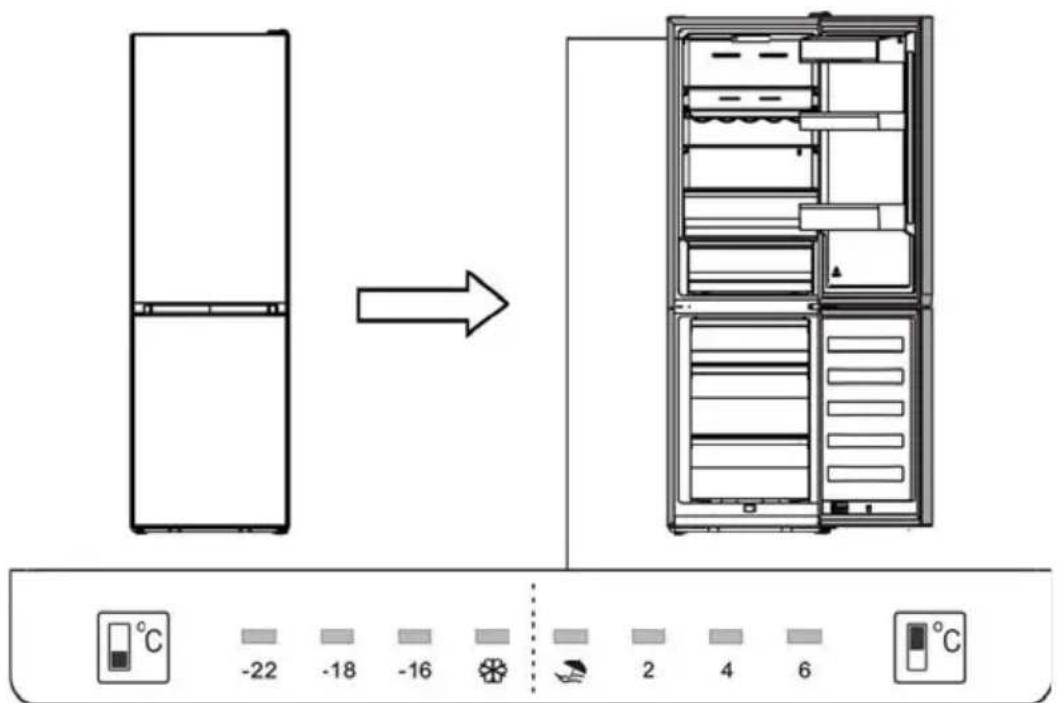HISENSE RB400N4FC2 - Pannello del display interno - 1