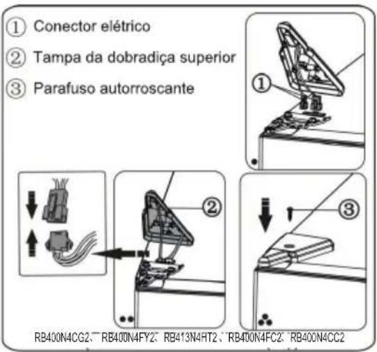 HISENSE RB400N4FC2 - Inversão da porta - 24