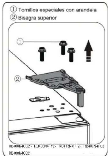 HISENSE RB400N4FC2 - Invertir la puerta - 4