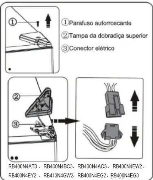 HISENSE RB400N4FC2 - Inversão da porta - 7