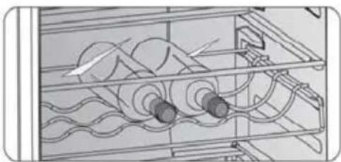 HISENSE RB400N4FC2 - Portabottiglie di vino flessibile (opzionale) - 1