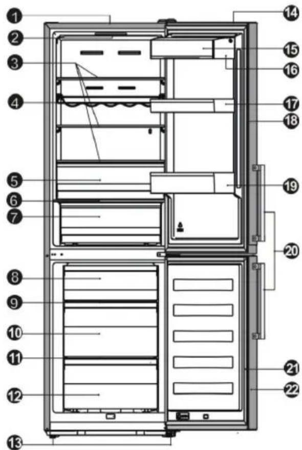 HISENSE RB400N4FC2 - Description de l'appareil - 1