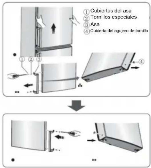HISENSE RB400N4FC2 - Invertir la puerta - 20
