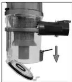 BOMANN BS 1949 A CB - Entleeren des Staubbehalters - 1