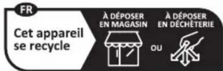 BOMANN TA 245 CB - Signification du symbole « Poubelle » - 3