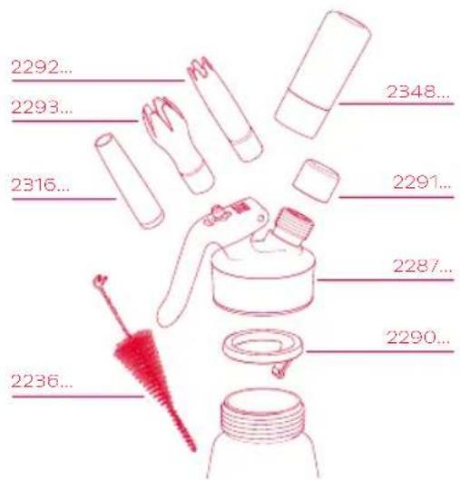 ISI Thermo Whip - Expanded Drawing - 1