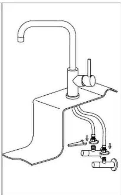 INVENTUM IMK500RVS - installment van de(AP) mengkraan - 5