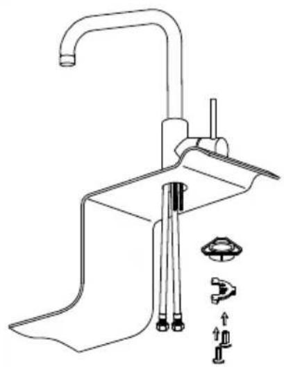INVENTUM IMK500RVS - installation du mitigeur - 3