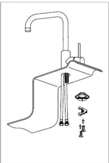 INVENTUM IMK500RVS - installation of the mixer tap - 3
