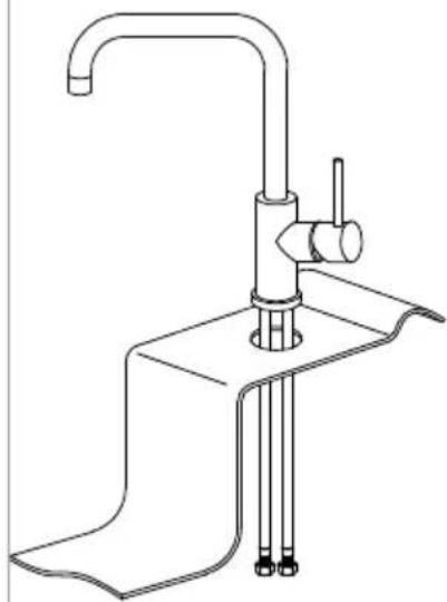 INVENTUM IMK500RVS - installation du mitigeur - 4