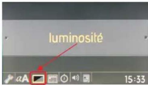 VALBERG VAL FMI 65C VXVT - Dans le menu luminosité ; - 1