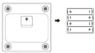 THOMSON IF1944B - Installation des piles (non fournies) - 1
