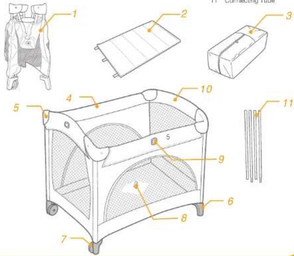 Joie Allura 120 - Parts List - 1