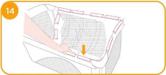 Joie Allura 120 - Bassinet Assembly - 1