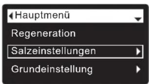 Ecowater eVOLUTION Compact 100 - Beim 600 Power Modell mit zwei Behältern muss der Salzstand bei jedem Nachfüllen des Salzes manuell eingegeben werden: - 1