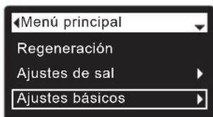 Ecowater eVOLUTION Compact 100 - FIJAR LA HORA DE INICIO DE LA REGENERACION - 1