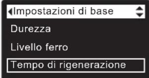 Ecowater eVOLUTION Compact 100 - IMPOSTAZIONE DELL'ORARIO DI AVVIO DI UNA RIGENERAZIONE - 2