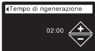 Ecowater eVOLUTION Compact 100 - IMPOSTAZIONE DELL'ORARIO DI AVVIO DI UNA RIGENERAZIONE - 3