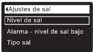 Ecowater eVOLUTION Boost 300 - En el Modelo 600 Power de dos tanques, se debe introducir manualmente el número de nivel de sal cada vez que se añada sal: - 2