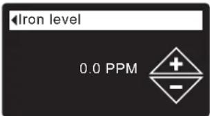 Ecowater eVOLUTION Boost 300 - SETTING IRON LEVEL - 3