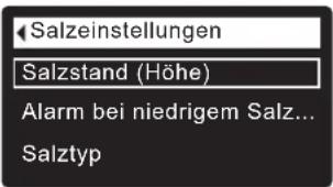 Ecowater eVOLUTION Boost 300 - Beim 600 Power Modell mit zwei Behältern muss der Salzstand bei jedem Nachfüllen des Salzes manuell eingegeben werden: - 2