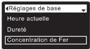 Ecowater eVOLUTION Boost 300 - RÉGLAGE DE LA TENEUR EN FER - 2
