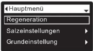 Ecowater eVOLUTION Boost 300 - HAUPTMENÜ - 1