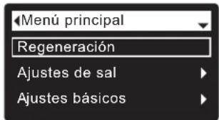 Ecowater eVOLUTION Boost 300 - MENÚ PRINCIPAL - 1