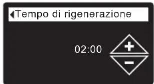 Ecowater eVOLUTION Boost 300 - IMPOSTAZIONE DELL'ORARIO DI AVVIO DI UNA RIGENERAZIONE - 3
