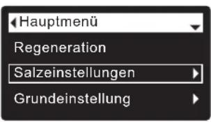 Ecowater eVOLUTION Boost 300 - Beim 600 Power Modell mit zwei Behältern muss der Salzstand bei jedem Nachfüllen des Salzes manuell eingegeben werden: - 1