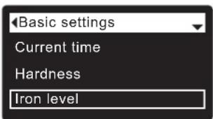 Ecowater eVOLUTION Boost 300 - SETTING IRON LEVEL - 2
