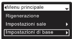 Ecowater eVOLUTION Boost 300 - IMPOSTAZIONE DELL'ORARIO DI AVVIO DI UNA RIGENERAZIONE - 1