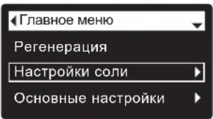 Ecowater eVOLUTION Boost 300 - В модели 600 Power с отдельным солевым баком необходимо вручную вводить число, соответствующее уровню соли, каждый раз после ее добавления: - 1
