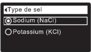 Ecowater eVOLUTION Boost 300 - RÉGLAGE DU TYPE DE SEL - 3