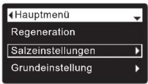 Ecowater eVOLUTION Boost 300 - EINSTELLEN DES SALZTYPS - 1