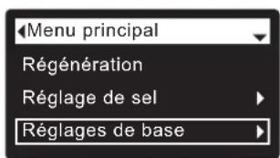 Ecowater eVOLUTION Boost 300 - RÉGLAGE DE L'HEURE DE DÉMARRAGE DE LA RÉGÉNÉRATION - 1