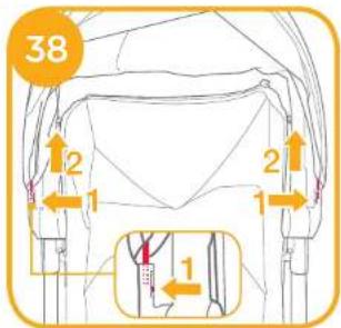 Joie Pact Lite DLX - Detach Soft Goods - 2