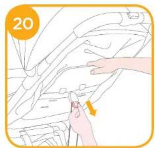 Joie Pact Lite DLX - IMPORTANT - KEEP THESE INSTRUCTIONS FOR FUTURE REFERENCE. Stroller Assembly - 19