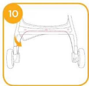 Joie Pact Lite DLX - IMPORTANT - KEEP THESE INSTRUCTIONS FOR FUTURE REFERENCE. Stroller Assembly - 10